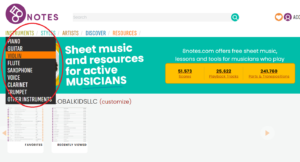 8notes.comのトップページ画面