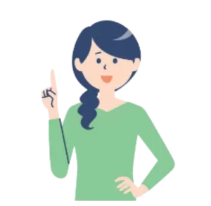 微笑む女性のイラスト