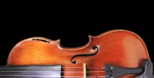 半身のバイオリン（横）